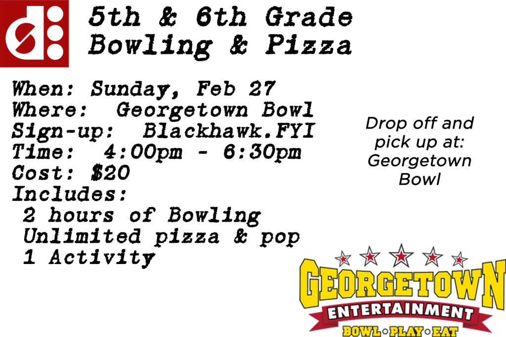 5th & 6th Grade Bowling & Pizza Fun