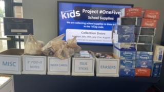 School Supplies Collection Celebration